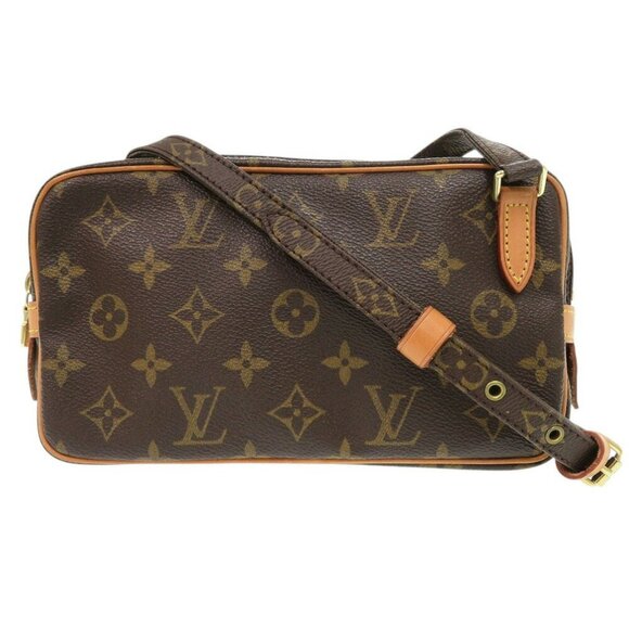 LOUIS VUITTON Brown Monogram Shoulder Bag - Picture 1 of 8